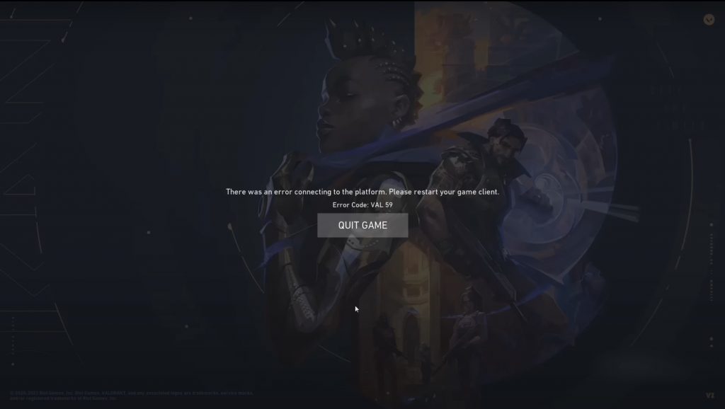Valorant Lỗi Error Code 59 Là Gì Cách Khắc Phục Error Code 59