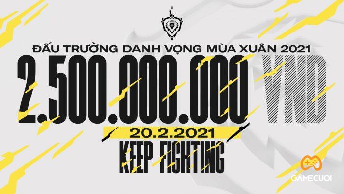 2.500.000.000 là tổng số tiền thưởng dự kiến ban đầu