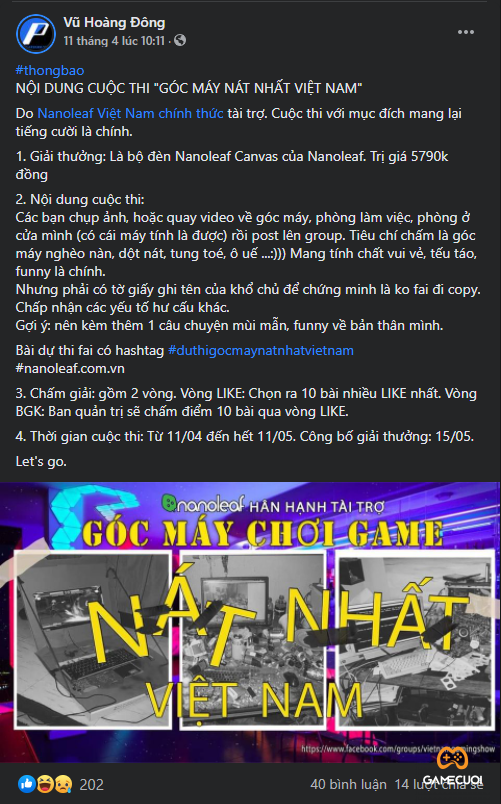 la doi cuoc thi khoe goc chien game nat 01 Game Cuối