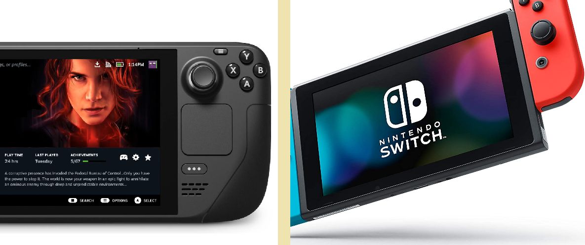 8 điểm khác biệt chính giữa Steam Deck và Nintendo Switch