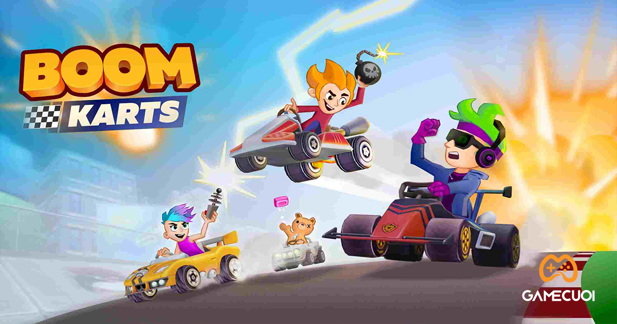 Tìm lại tuổi thơ với game đua xe Boom Karts