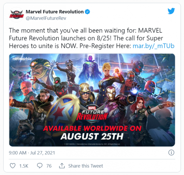 marvel future revolution release date ios android Game Cuối