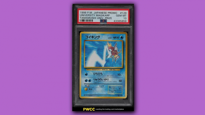 top 10 pokemon cards dat gia nhat 1998 Japanese Promo Card Tamamushi University Magikarp Trophy Game Cuối