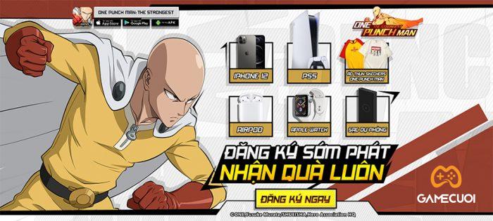 Game thủ Việt hãy nhanh tay báo danh để trở thành người may mắn nhận quà hot từ One Punch Man: The Strongest