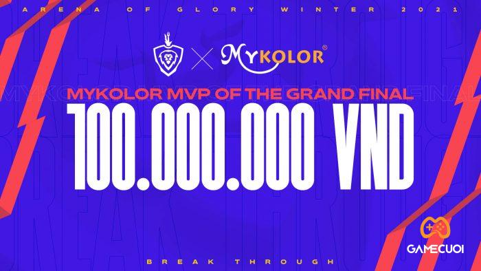 Giải thưởng cho cá nhân xuất sắc nhất trận Chung kết Mykolor MVP of the Grand Final