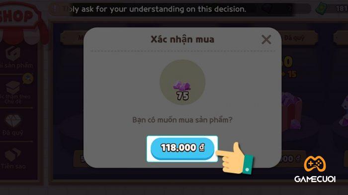 huong dan cach nap tien vao game play together 3 Game Cuối