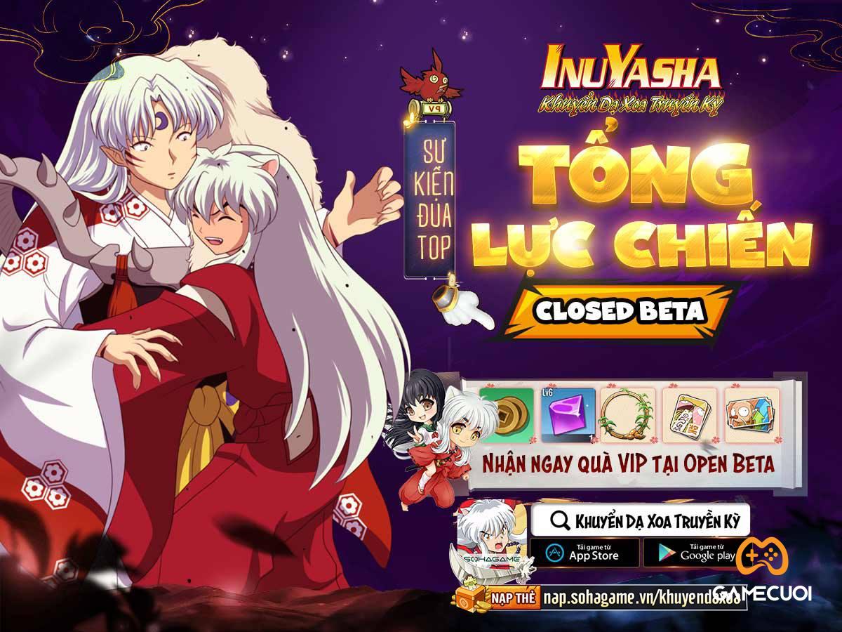 Khuyển Dạ Xoa Truyền Kỳ mở Closed beta, công bố là game độc quyền sở hữu IP InuYasha tại Việt Nam?