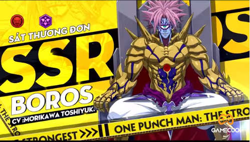 Chúa tể Boros chính thức ra mắt trong One Punch Man: The Strongest VNG