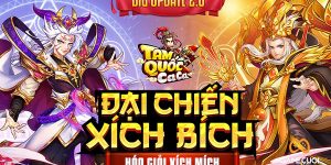 Tam Quốc Ca Ca tặng Giftcode giới hạn nhân dịp Big Update 2.0