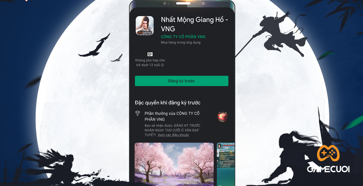 Nhất Mộng Giang Hồ mở đăng ký tải game trước trên Google Play