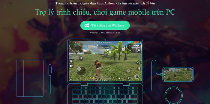 Mirroid Phan mem huu ich ho tro chieu va su dung dien thoai Android tren PC 2 Game Cuối