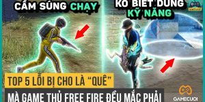 Free Fire: Top 5 Hành Động Bị Cho Là “Quê” Mà Game Thủ Nào Cũng Đều Từng Mắc Phải