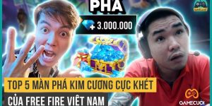 Free Fire : Top 5 Những Màn Phá Kim Cương Cực Khét Của Các Youtuber Việt Nam