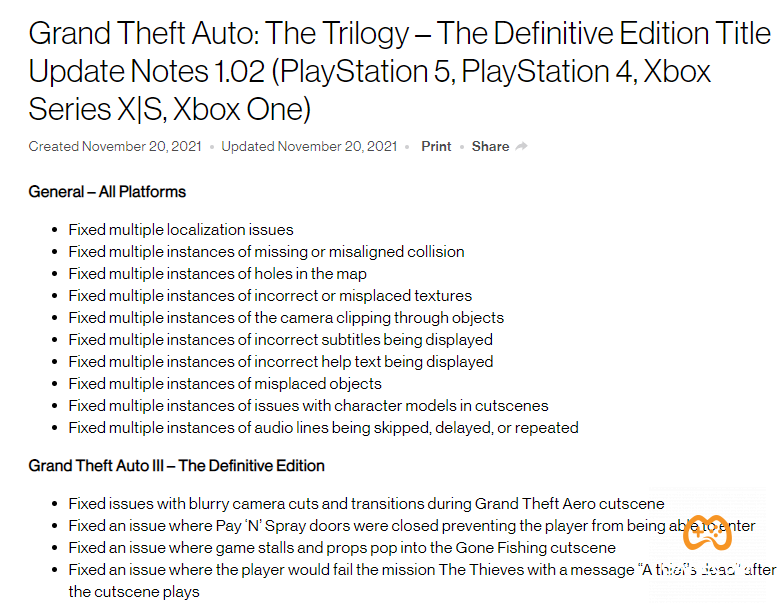 Rockstar Games lên tiếng “nhận lỗi” về GTA Trilogy Definitive Edition và phát hành bản vá