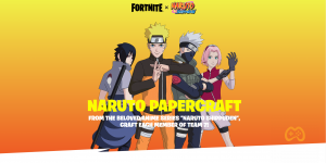 Cách làm Papercraft Naruto cùng Fornite