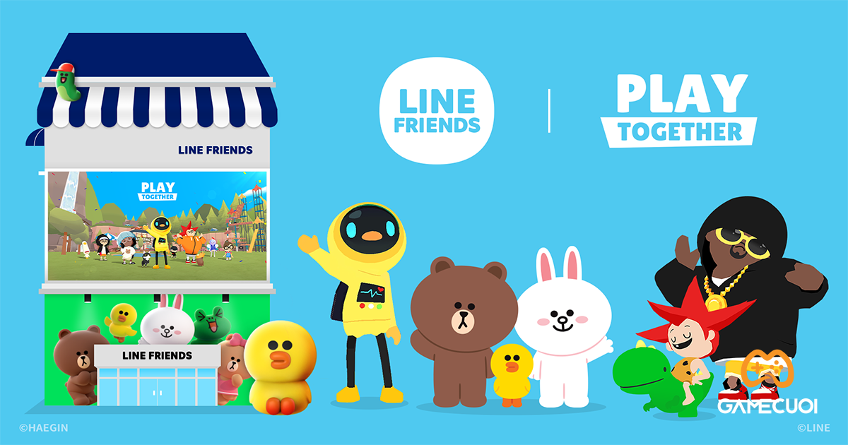 Play Together Update 11/11: Line Friends mở luôn cửa hàng trong game, có cả BTS BT21