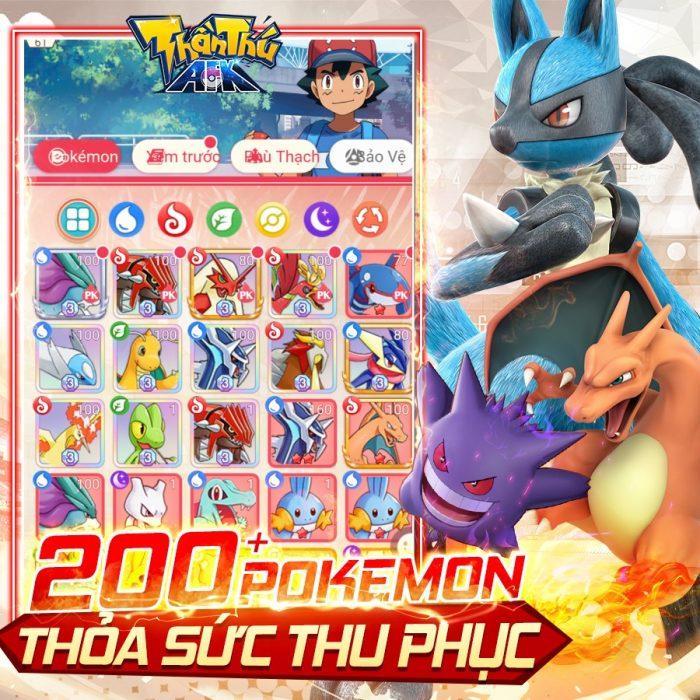 Hàng nghìn Pokémon của Thần Thú AFK chuẩn bị “khăn gói” lên đường tiến vào làng game Việt trong tháng 1/2022