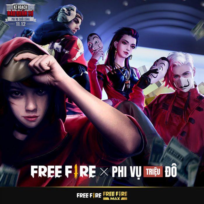 free fire x phi vu trieu do Game Cuối