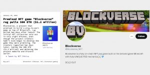 [Drama Gamfi] Blockverse – dự án được coi là “Minecraft NFT” có dấu hiệu ôm 27 tỷ đồng bỏ trốn