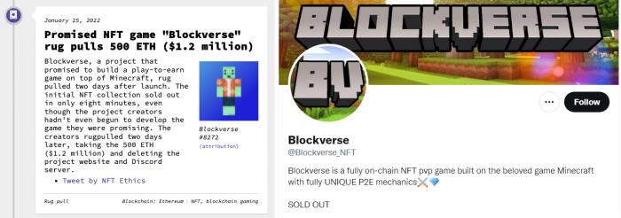 Canh bao Blockverse Du an Minecraft NFT co dau hieu om 27 ty dong bo tron Game Cuối