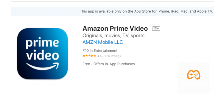 Amazon Prime Video on the App Store Game Cuối