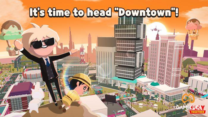 Play Together Downtown Update Key Art Game Cuối