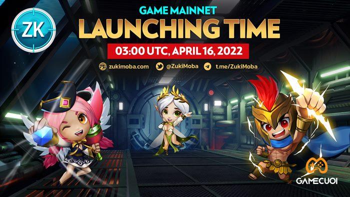 Zuki Moba ra mắt Mainnet vào ngày 16/04/2022