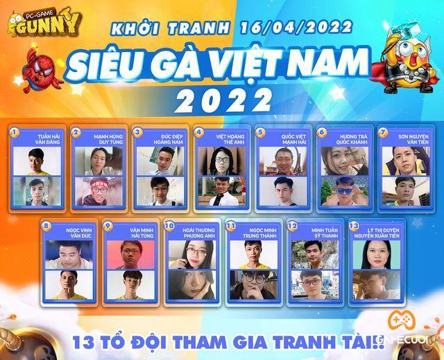 Gunny PC: Khởi tranh giải đấu Siêu Gà Việt Nam 2022 Mùa 2 từ ngày 16/04.