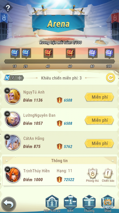 3 4 Game Cuối