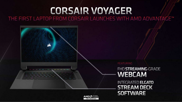 Corsair trinh lang laptop choi game dau tien mang ten Voyager Game Cuối