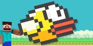 Game thủ tái hiện Flappy Bird kinh điển trong Minecraft