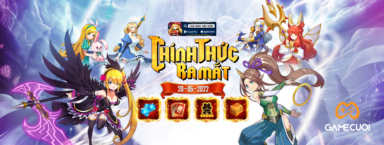 Vào lúc 10h00 ngày 20/5 – LIÊN MINH ANH HÙNG – GGAMES  đã chính thức ra mắt tại Việt Nam