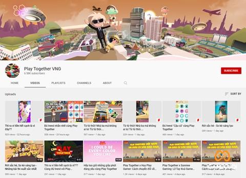 Kênh YouTube và TikTok chính thức của Play Together VNG thường xuyên “bắt trend” và đăng tải những khoảnh khắc vui nhộn.