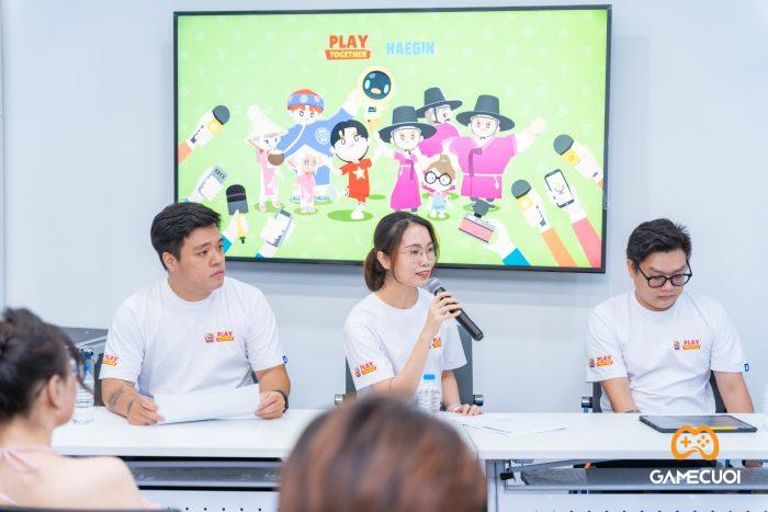 Bà Ngô Thị Soa – Department Head Game Studio 9 – đại diện VNG phát biểu tại sự kiện.