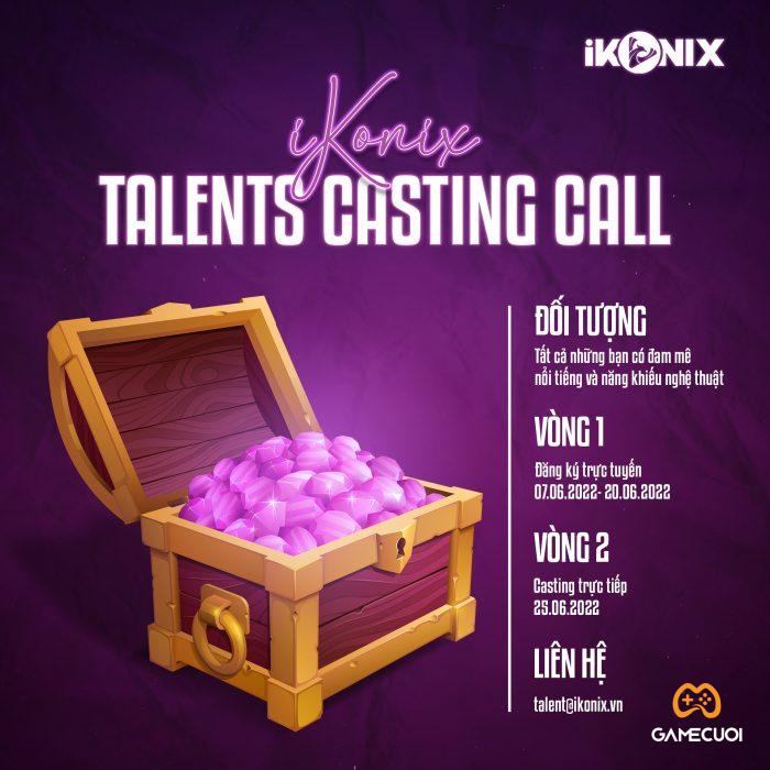 Những cột mốc quan trọng cần phải nhớ trong sự kiện tìm kiếm tài năng iKonix Talent’s Casting Call 2022
