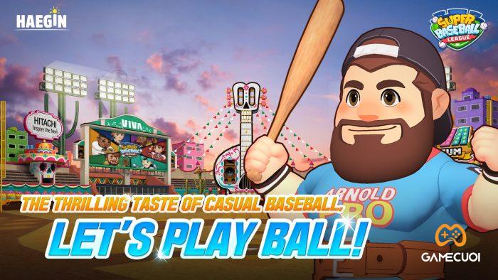 Super Baseball League Major Update Key Art Game Cuối