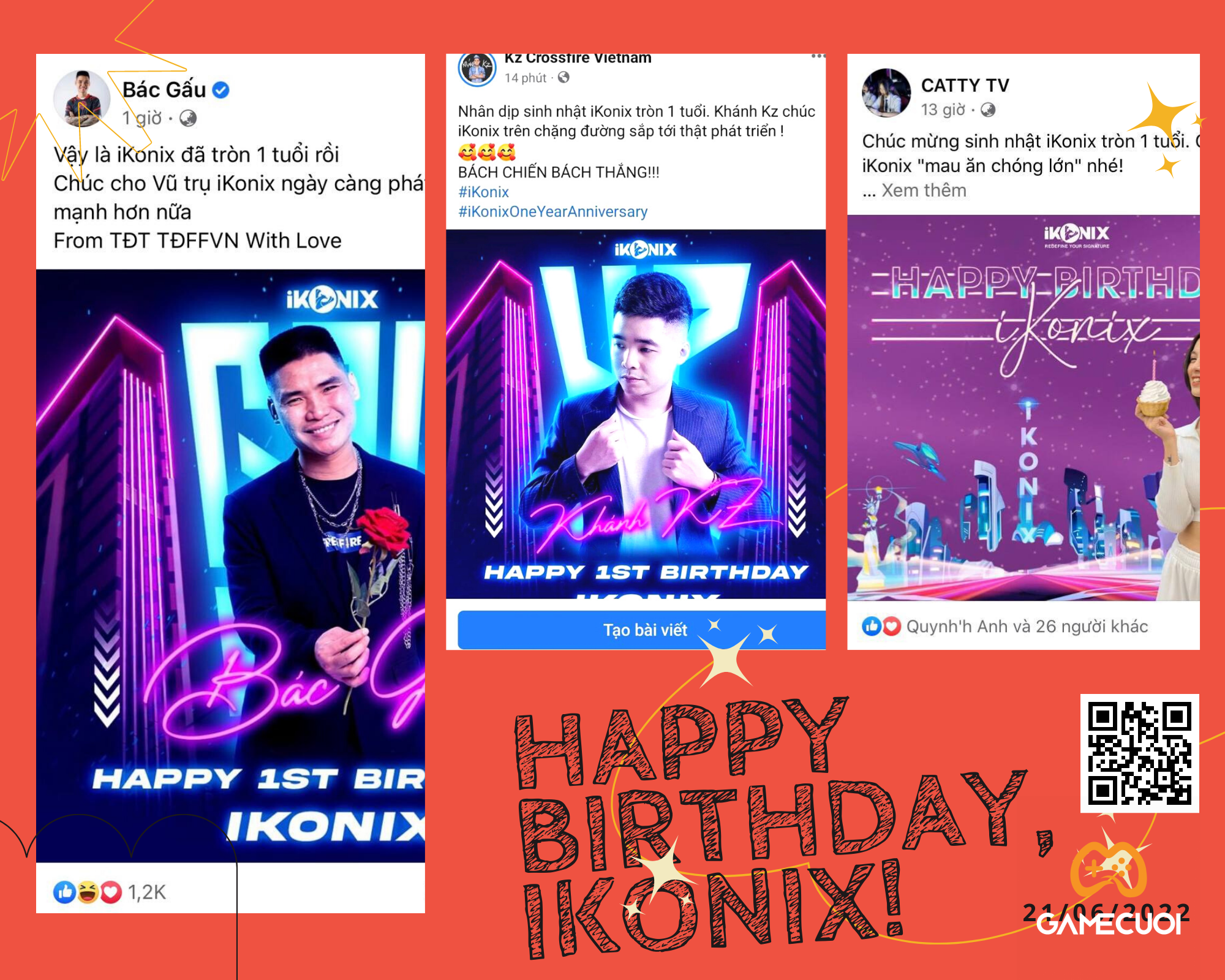 Dàn KOLs đình đám gửi lời chúc mừng sinh nhật iKonix