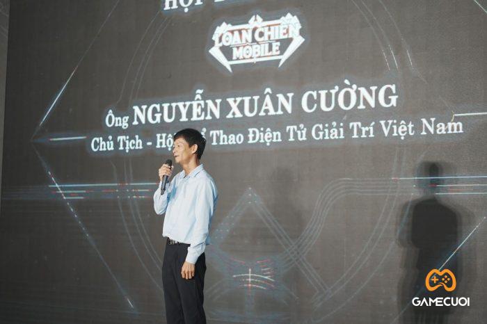 Đại diện đến từ Viresa - Hội Thể thao điện tử giải trí Việt Nam-  Ông Nguyễn Xuân Cường cho rằng Loạn Chiến Mobile có đầy đủ các yếu tố của một bộ môn thể thao điện tử.