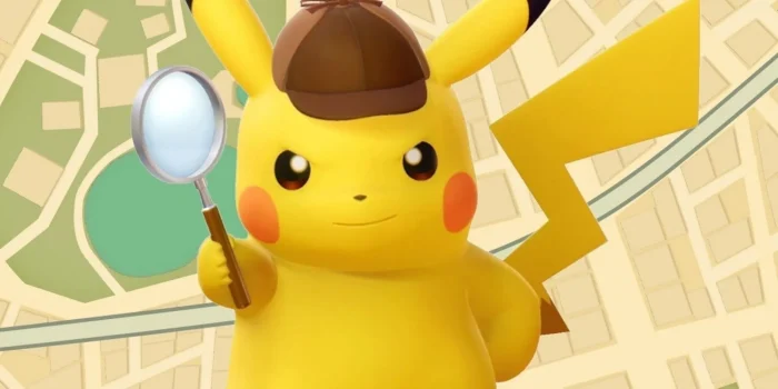 Detective Pikachu holds a magnifying glass Game Cuối