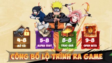 Ninja Làng Lá: Truyền Kỳ game Naruto chất chơi mới ấn định ngày ra mắt