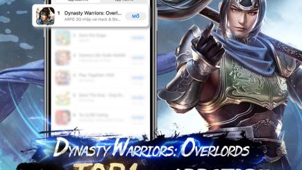 Dynasty Warriors: Overlords sau 1 tuần ra mắt:  Càn quét BXH App Store, game thủ “tám” ngày đêm không dứt