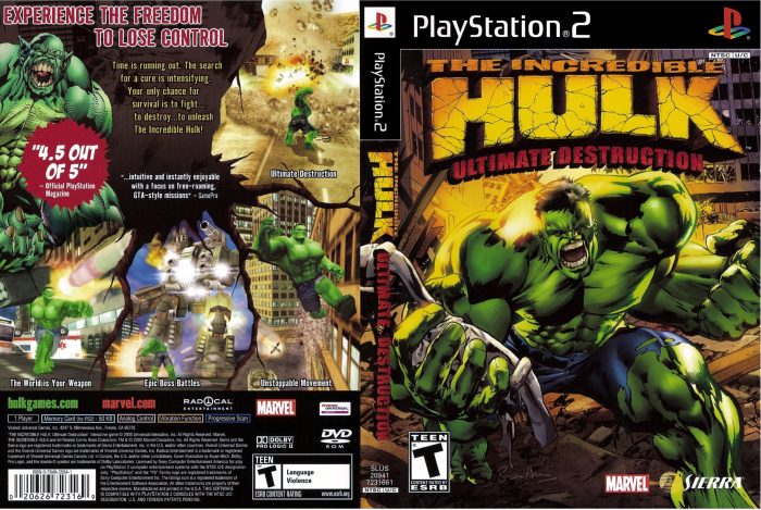 10 game sieu anh hung hay nhat thap nien 2000 The Incredible Hulk Ultimate Destruction 2005 83 Game Cuối