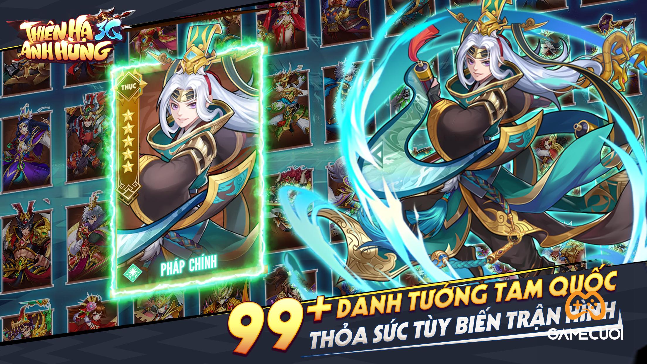 Thiên Hạ Anh Hùng 3Q – Tựa game chiến thuật Tam Quốc “made in Việt Nam” sẽ ra mắt vào tháng 11