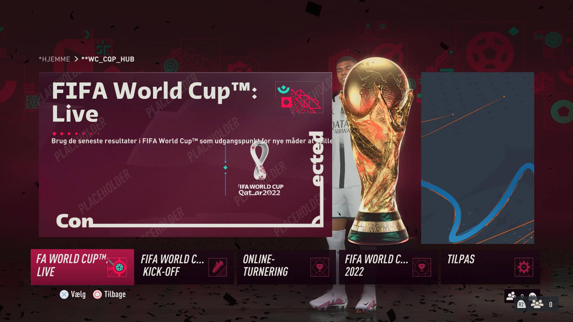 Hình ảnh đầu tiên về chế độ World Cup của FIFA 23