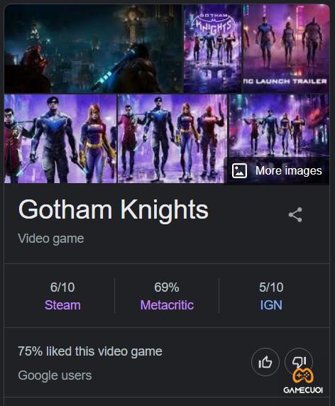 Gotham Knights gay that vong 1 Game Cuối