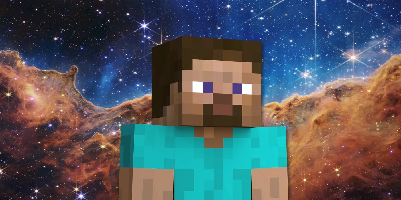 Youtuber tái tạo toàn bộ… thiên hà vũ trụ trong Minecraft