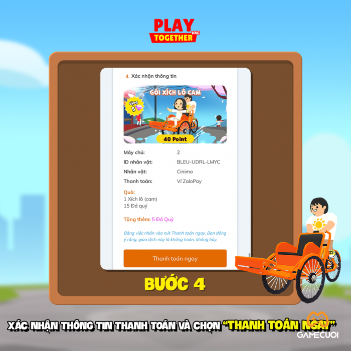 play together zalopay 5 Game Cuối