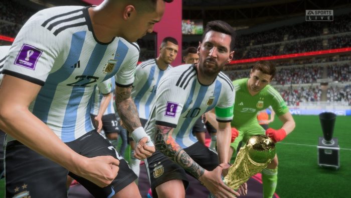 FIFA 23 du doan Argentina vo dich Messi la vua pha luoi World Cup 2022 5 Game Cuối