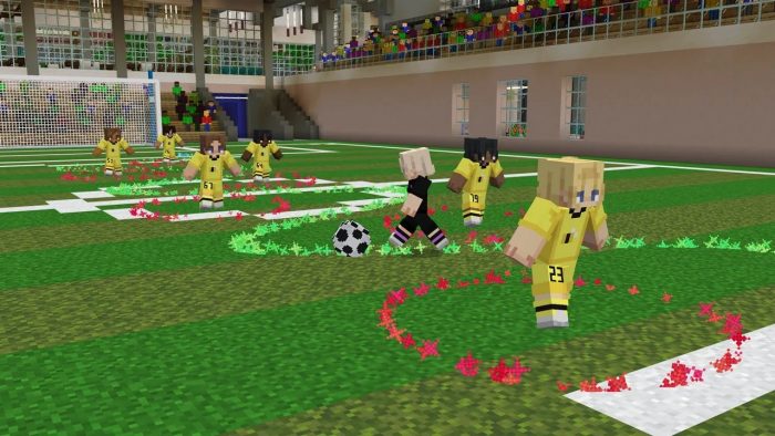 Minecraft ra mat ban do bong da nhan dip World Cup 2022 3 Game Cuối