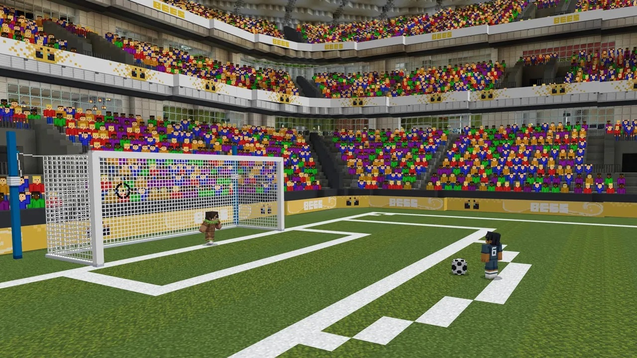 Minecraft tung ra bản đồ bóng đá nhân dịp World Cup 2022